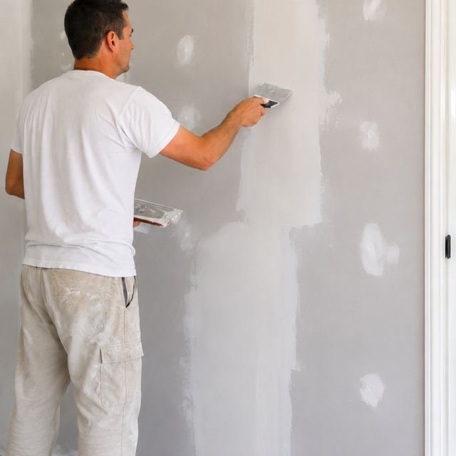 Drywall repair and finishing work